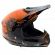 Шлем HELMET мод. 107 оранжевый с черным глянец